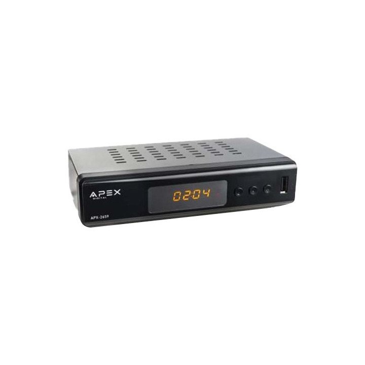 ממיר דיגיטלי עידן פלוס לטלוויזיה APX-2679 DVBT-2 Apex כולל אנטנה פנימי