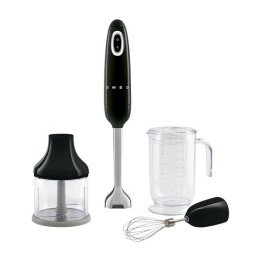 מציאון - בלנדר מוט סמג כולל אביזרים 1.4 ליטר Smeg Hand Blender HBF03BL