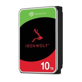 דיסק קשיח Seagate Ironwolf – נפח 10TB – מטמון 256MB – סל''ד 7200RPM – 