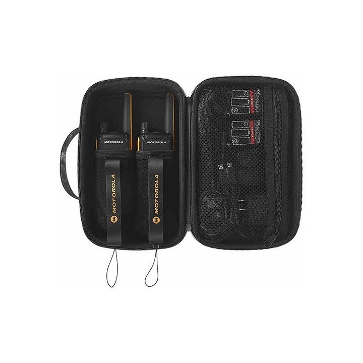 זוג מכשירי קשר Motorola Talkabout T82 Extreme עמידים במים IPX4 שחור וצ