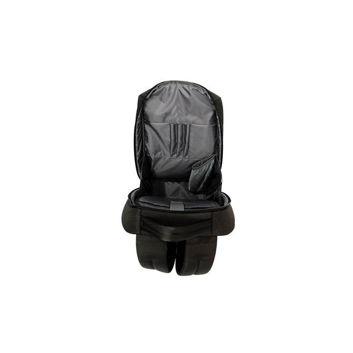 תיק גב למחשב נייד בגודל עד "Super Style Backpack Modern 15.6 בצבע שחור