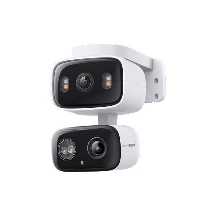 מצלמת אבטחה לבחוץ ולפנים TP-Link Tapo C246D Wi-Fi עם עדשה כפולה, צידוד