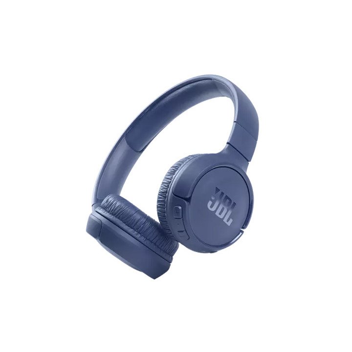אוזניות JBL אלחוטיות בלוטוס 510BT בצבע כחול עם מיקרופון