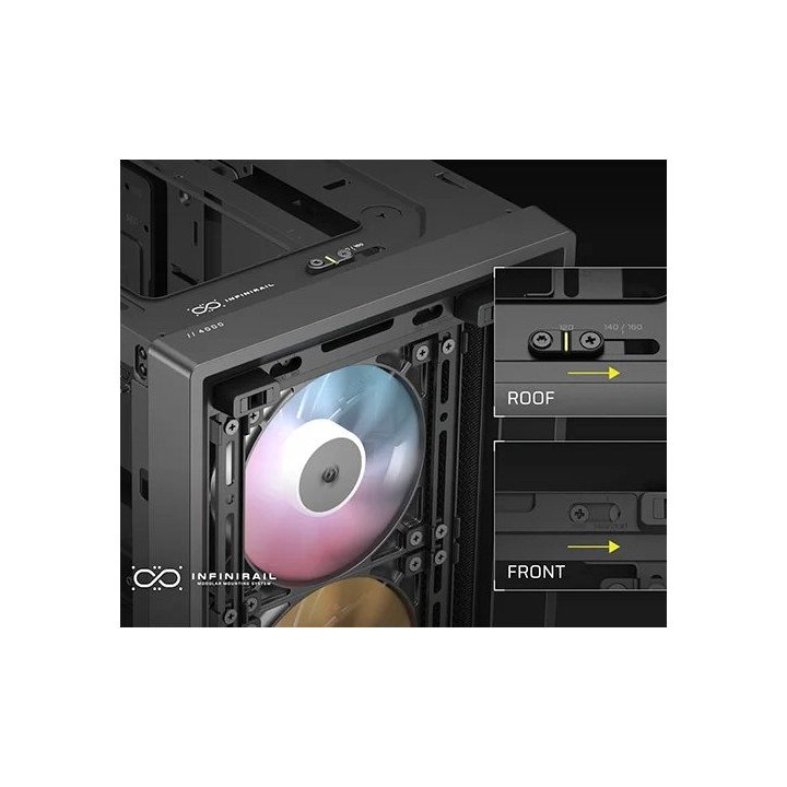 מארז מחשב Corsair FRAME 4000D RS ARGB – צבע שחור