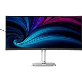 מסך מחשב קעור רחב Philips 34B2U5600C – רזולוציה WQHD – יחס 21:9 – פאנל