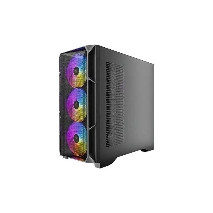 מארז מחשב Antec AX1000 ARGB – כולל 4 מאווררים – צבע שחור