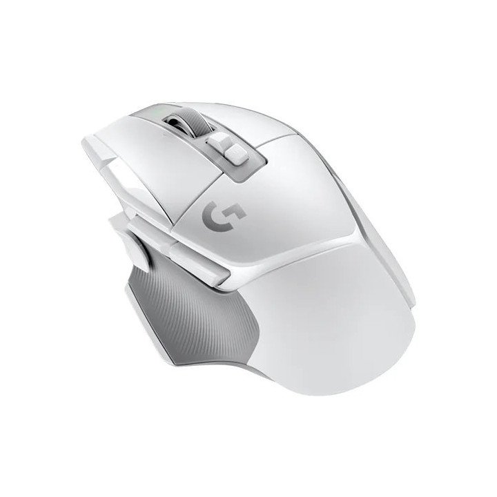 עכבר גיימינג אלחוטי Logitech G502X Lightspeed בצבע לבן