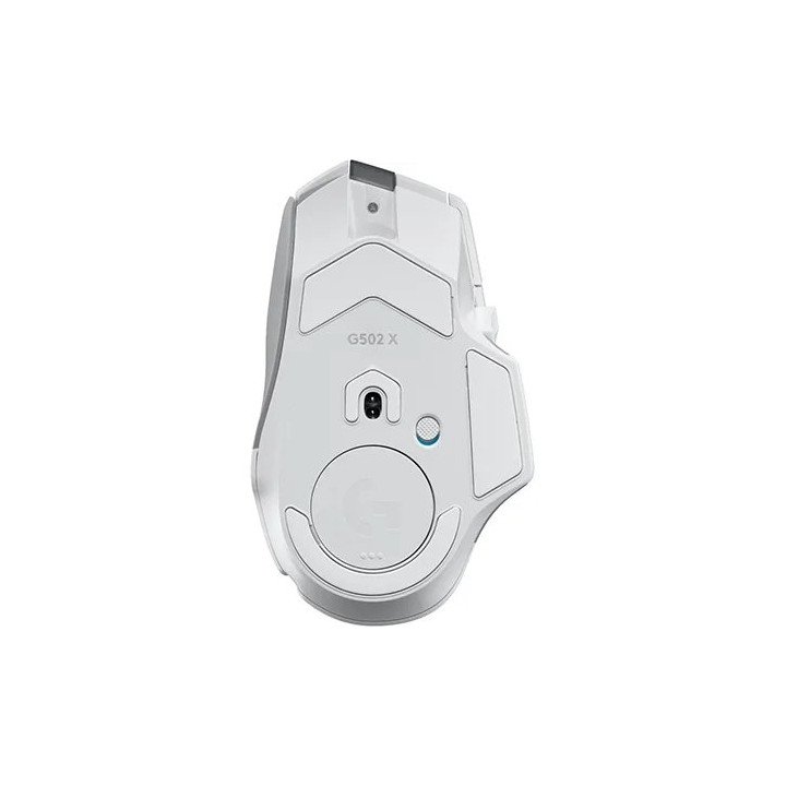 עכבר גיימינג אלחוטי Logitech G502X Lightspeed בצבע לבן