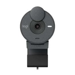 מצלמת רשת Logitech BRIO 300 Webcam Full HD 1080p כולל מיקרופון מובנה