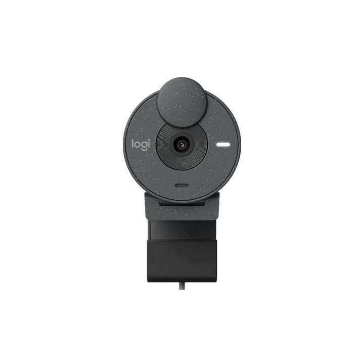 מצלמת רשת Logitech BRIO 300 Webcam Full HD 1080p כולל מיקרופון מובנה