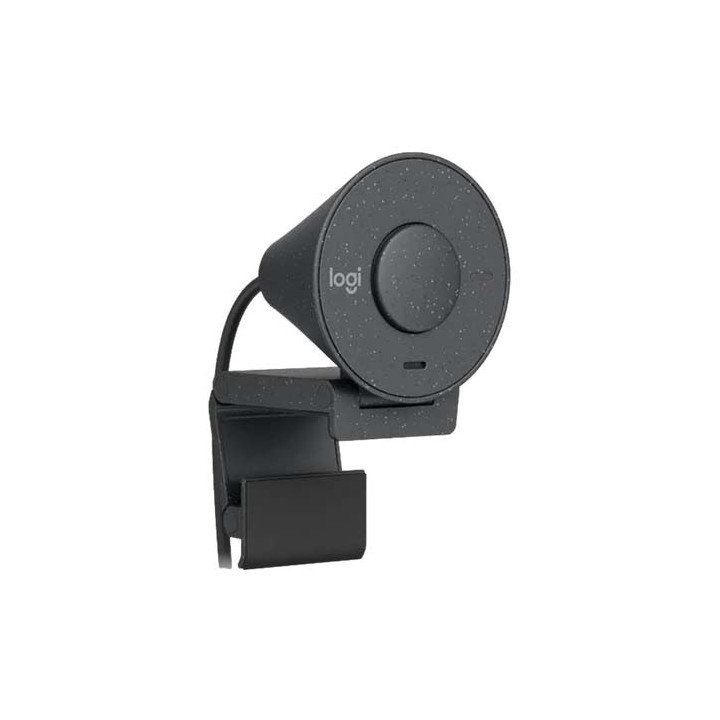 מצלמת רשת Logitech BRIO 300 Webcam Full HD 1080p כולל מיקרופון מובנה