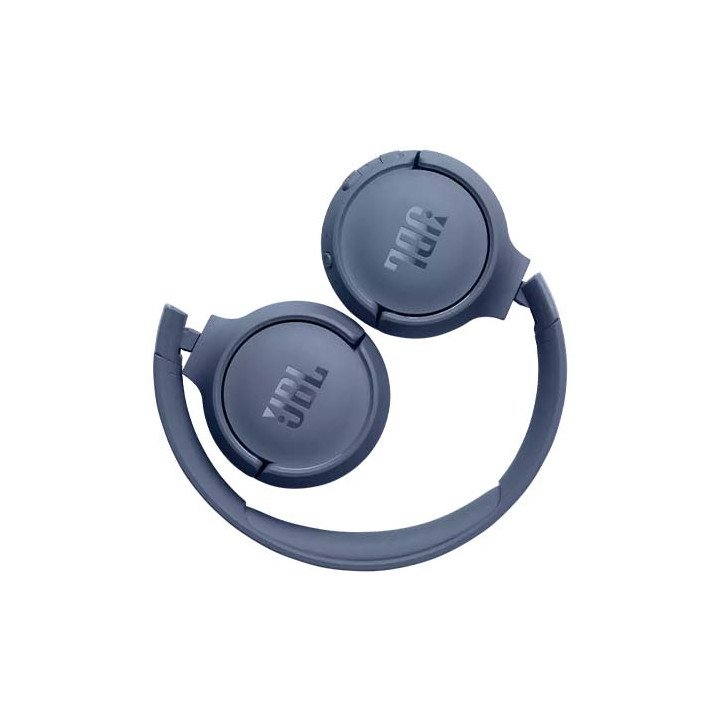 אוזניות אלחוטיות JBL TUNE 520BT Bluetooth עם מיקרופון בצבע כחול