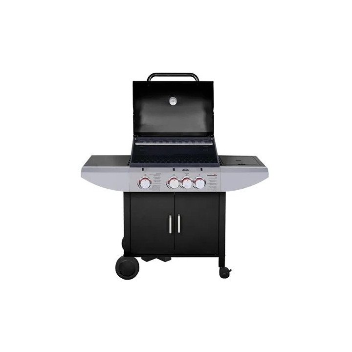 גריל גז 3 מבערים + כירת צד Char Grill KYQ-K23ST 43,000 BTU – משלוח חינ