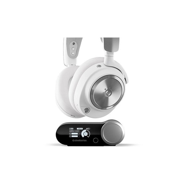 מציאון - אוזניות גיימינג אלחוטיות Steelseries Arctis Nova Pro בצבע לבן