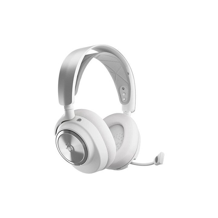 מציאון - אוזניות גיימינג אלחוטיות Steelseries Arctis Nova Pro בצבע לבן