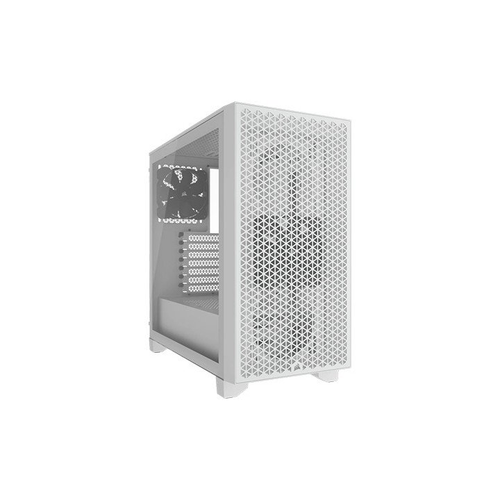 מארז מחשב Corsair 3000D Airflow Mid-Tower PC Case בצבע לבן
