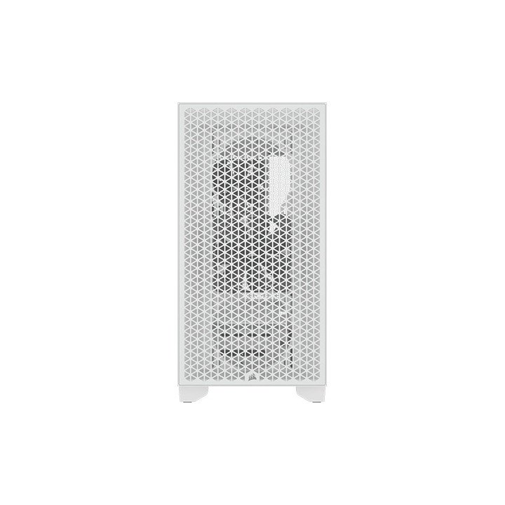 מארז מחשב Corsair 3000D Airflow Mid-Tower PC Case בצבע לבן