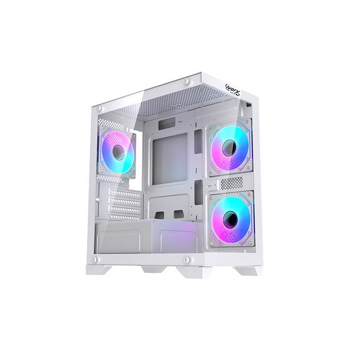 מחשב גיימינג לבן נייח SUPER הכולל מעבד AMD Ryzen 5 7500F זכרון 32GB כו