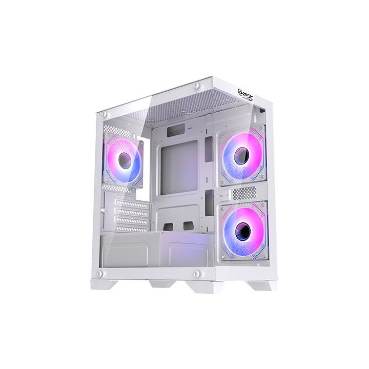מחשב גיימינג לבן נייח SUPER הכולל מעבד AMD Ryzen 5 7500F זכרון 32GB כו