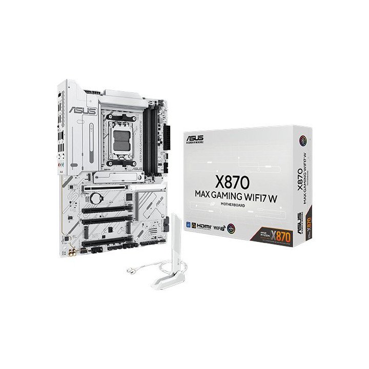 מחשב נייח גיימינג לבן SUPER הכולל מעבד AMD Ryzen 7 9800X3D זכרון 64GB 