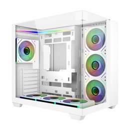 מחשב גיימינג לבן SUPER הכולל מעבד AMD Ryzen 7 9800X3D זכרון 32GB כונן 