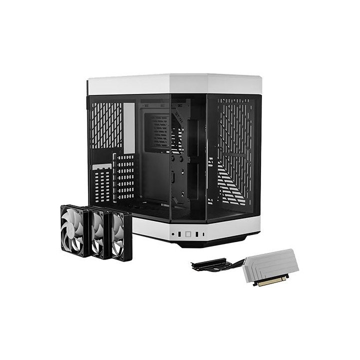 מחשב גיימינג לבן נייח SUPER הכולל מעבד AMD Ryzen 7 9800X3D זכרון 64GB 