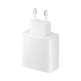 מטען קיר Samsung  USB-C עם הספק של עד 45W בצבע לבן