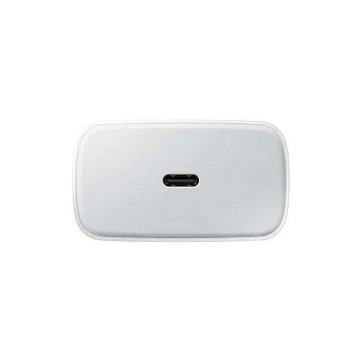 מטען קיר Samsung  USB-C עם הספק של עד 45W בצבע לבן