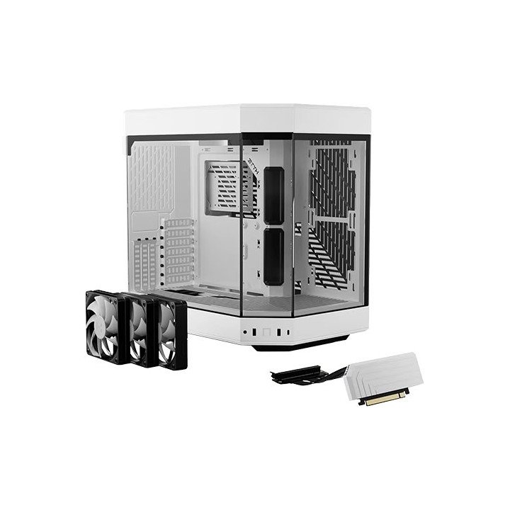 מחשב גיימינג נייח לבן SUPER הכולל מעבד AMD Ryzen 7 7800X3D זכרון 64GB 