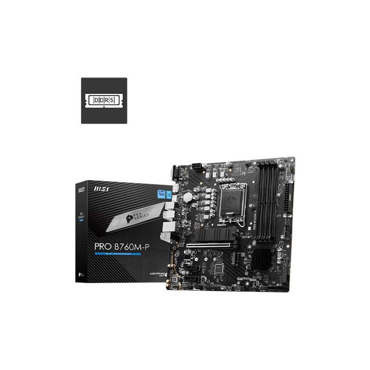 לוח אם MSI Pro B760M-P 1700 mATX DDR5