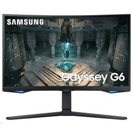 מסך גיימינג חכם קעור 26.9 אינץ Samsung Odyssey G6 Smart Gaming S27BG65