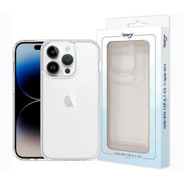 מגן לאייפון iPhone 15 Pro שקוף Super Mobile
