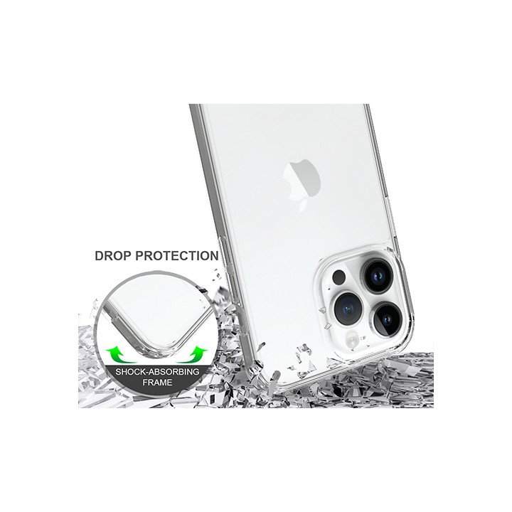 מגן לאייפון iPhone 15 Pro שקוף Super Mobile