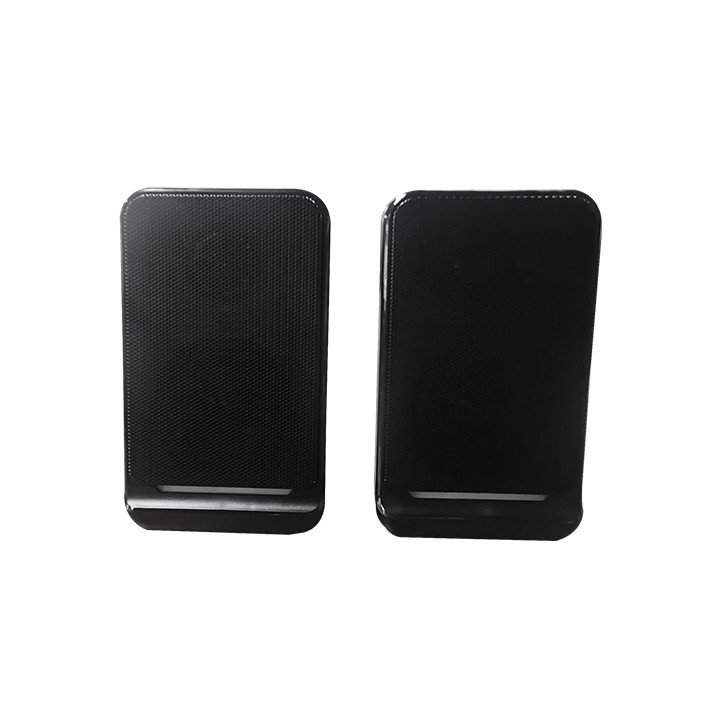 רמקולים למחשב 2.0 Super Sound עם תאורת RGB דגם IS220 בצבע שחור