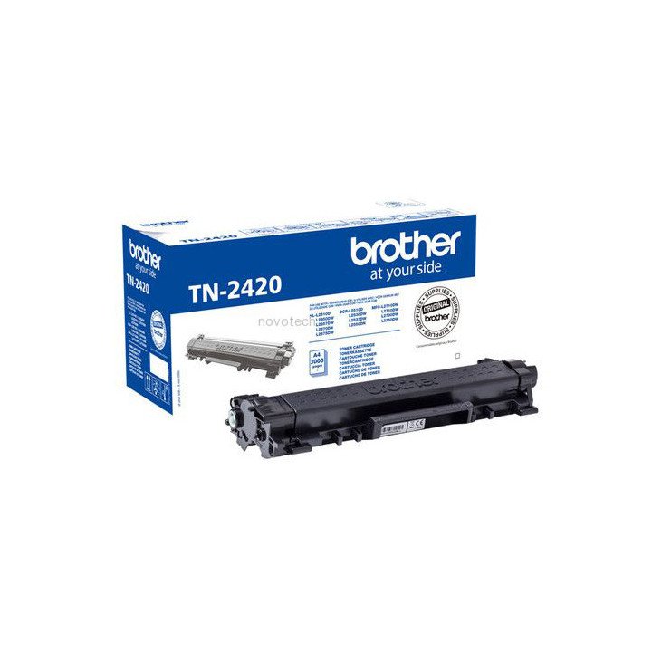 טונר למדפסת Brother ברדר בצבע שחור דגם TN2420 תואם MFC-L2710DW