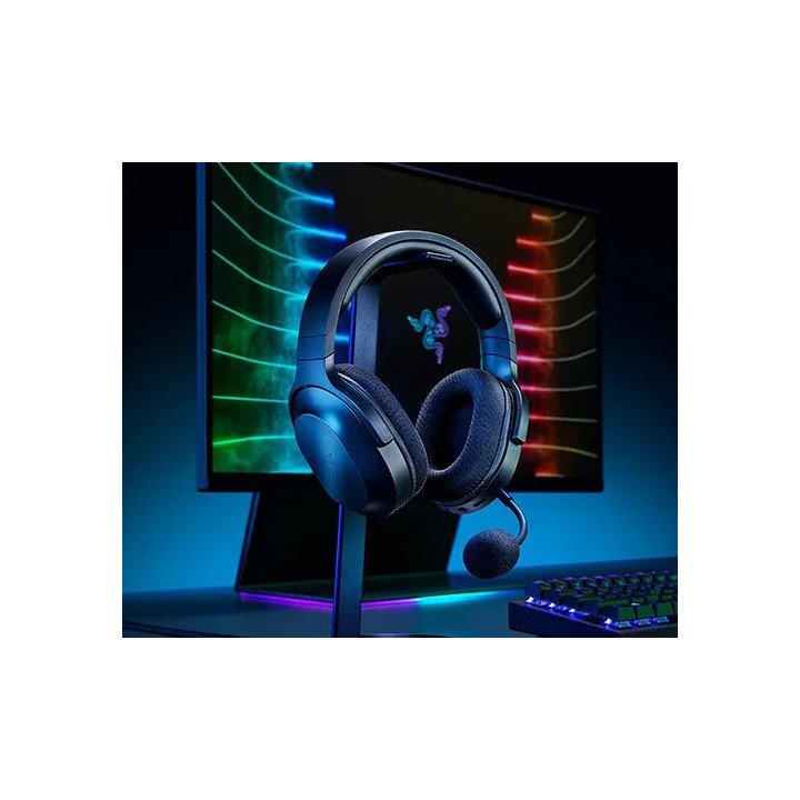 אוזניות גיימינג אלחוטיות עם מיקרופון Razer Barracuda X בצבע שחור