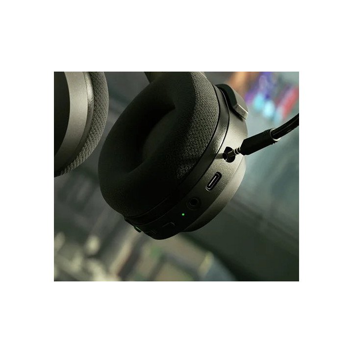 אוזניות גיימינג אלחוטיות עם מיקרופון Razer Barracuda X בצבע שחור
