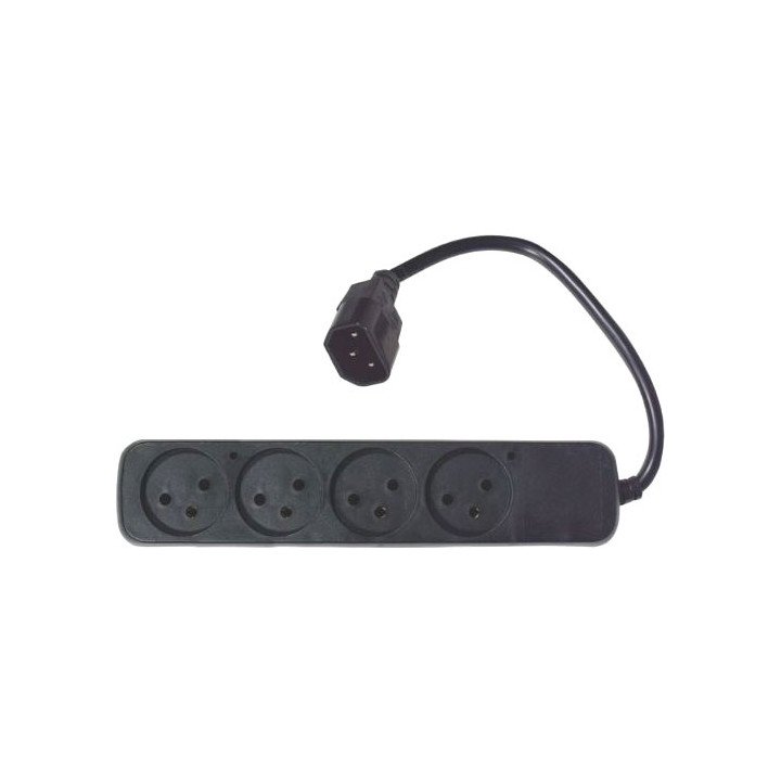 מפצל UPS C14 ל- 4 שקעים ישראלים Wise Electric