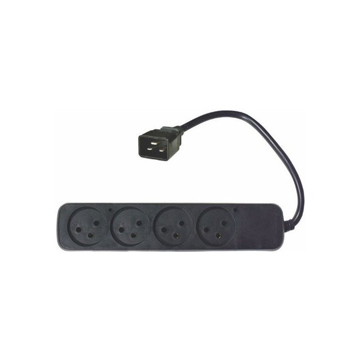 מפצל UPS C20 ל- 4 שקעים ישראלים Wise Electric