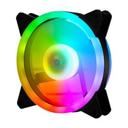 מאוורר למארז 14 ס''מ Super Gaming G140 בצבע שחור עם ARGB