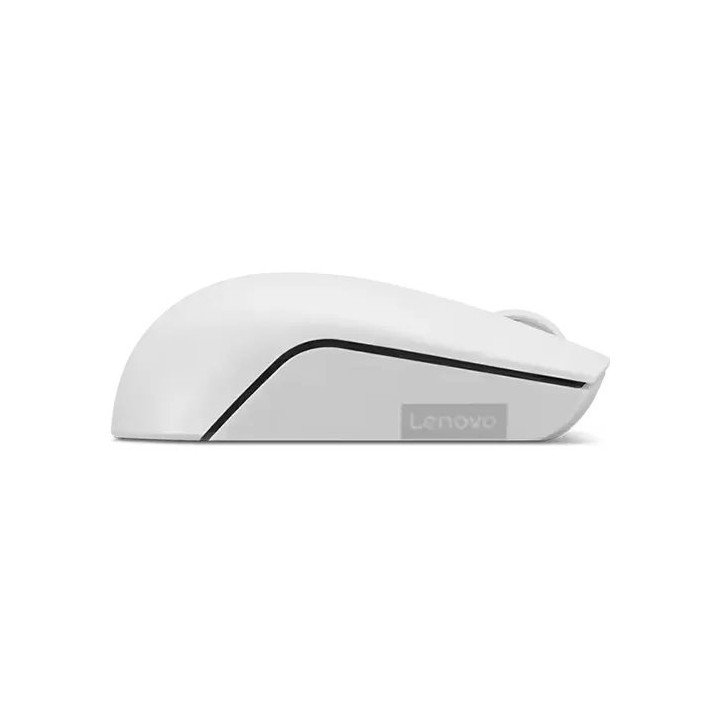 עכבר אלחוטי Lenovo 300 Wireless Compact Mouse בצבע Cloud Gray