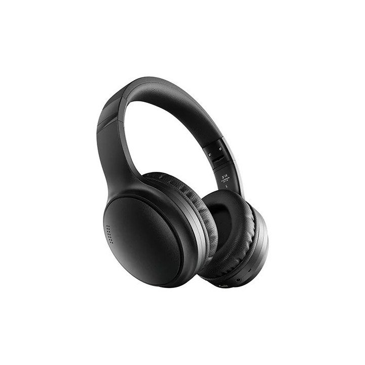 אוזניות אלחוטיות מבטלות רעשים Fingertime BT037NC Over Ear בצבע שחור