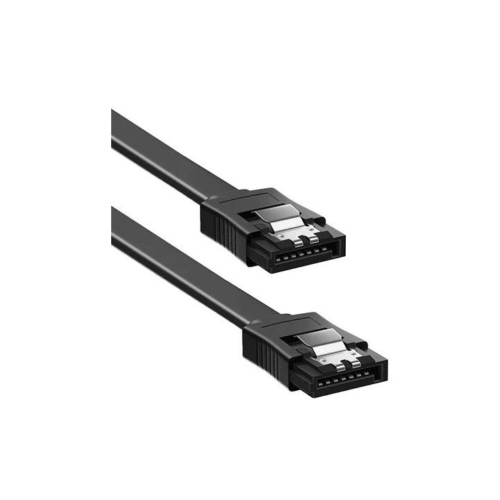 כבל SATA באורך כ-0.5 מטר בצבע שחור Super Connect