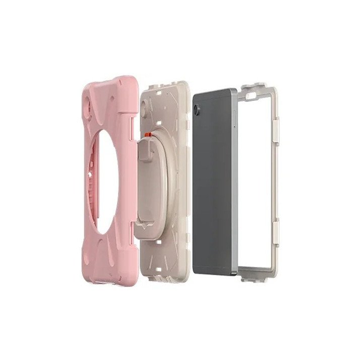 כיסוי קשיח לטאבלט Super Mobile מסתובב 360 מעלות סיליקון עמיד בפני זעזו