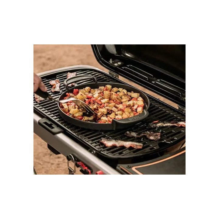 גריל גז נייד Weber Traveler בצבע ושחור עם מבער אחד - משלוח חינם