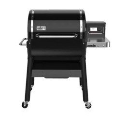 מעשנת פלט Weber SmokeFire EX4 בצבע שחור + כיסוי מתנה - משלוח חינם