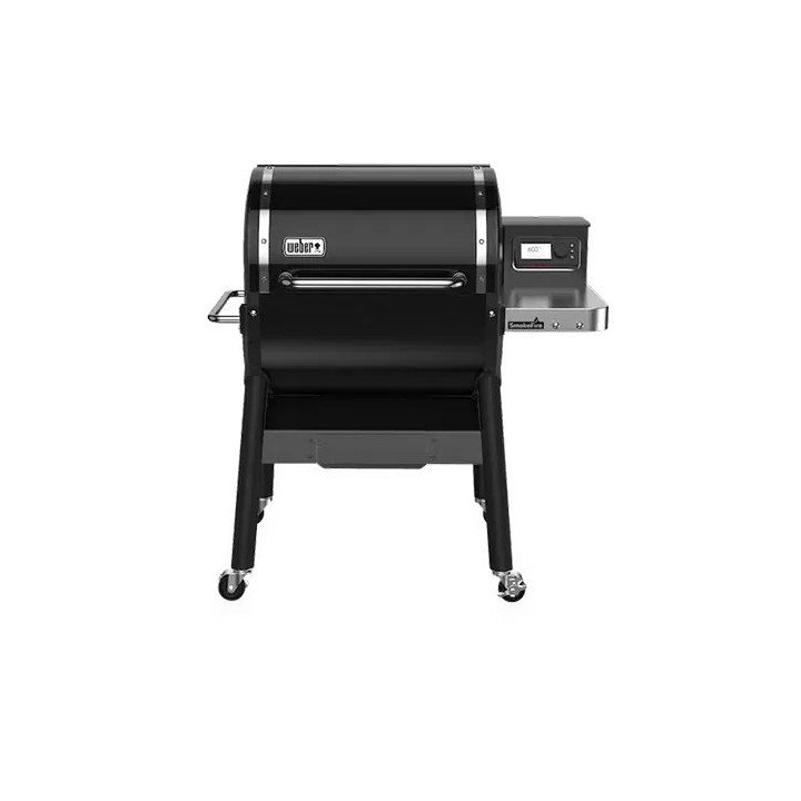 מעשנת פלט Weber SmokeFire EX4 בצבע שחור + כיסוי מתנה - משלוח חינם