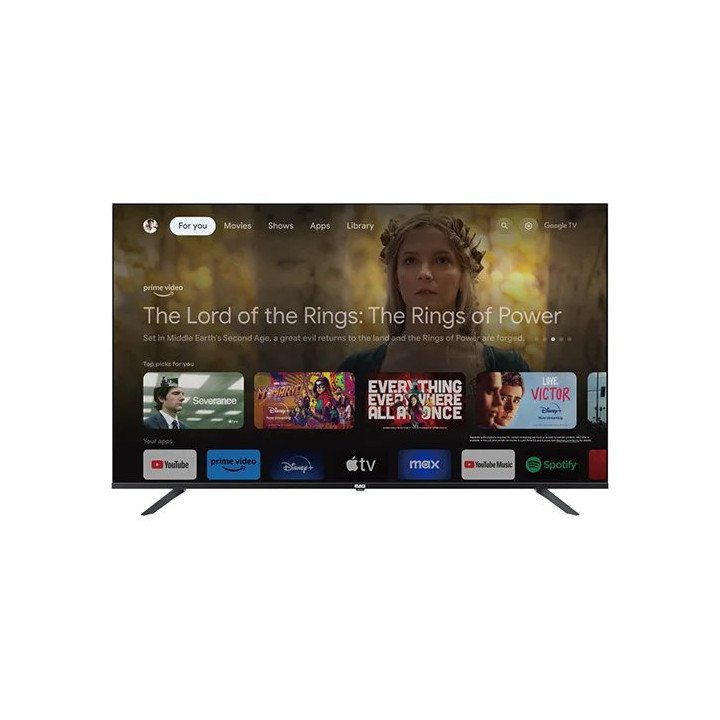 טלוויזיה 65 אינץ חכמה MAG GTV65D23 UHD 4K Smart TV עם מערכת הפעלה Goog