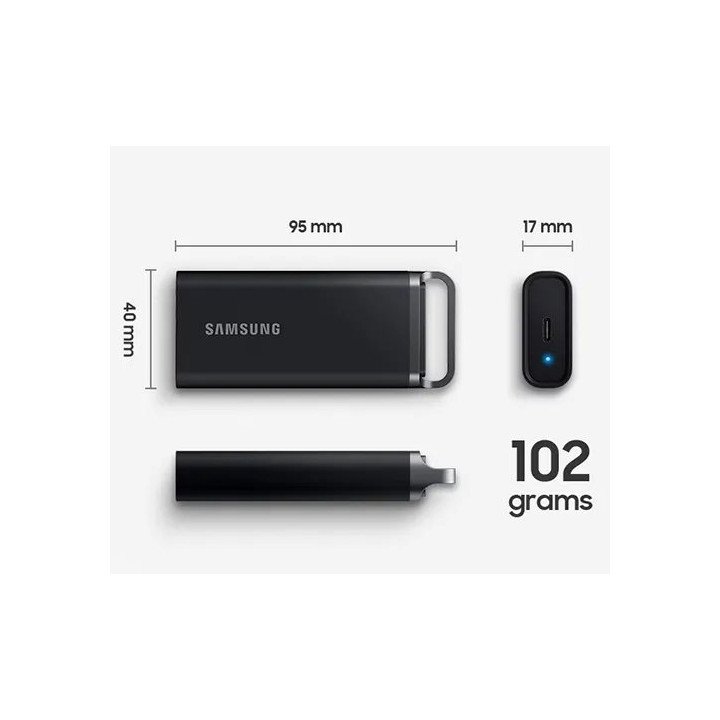 כונן SSD חיצוני נייד Samsung Portable SSD T5 EVO USB 3.2 4TB דגם MU-PH