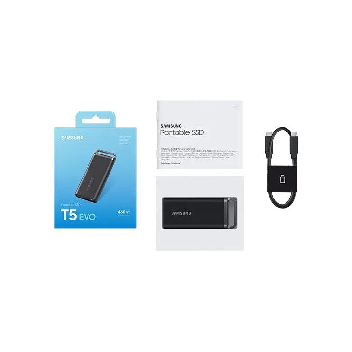 כונן SSD חיצוני נייד Samsung Portable SSD T5 EVO USB 3.2 4TB דגם MU-PH